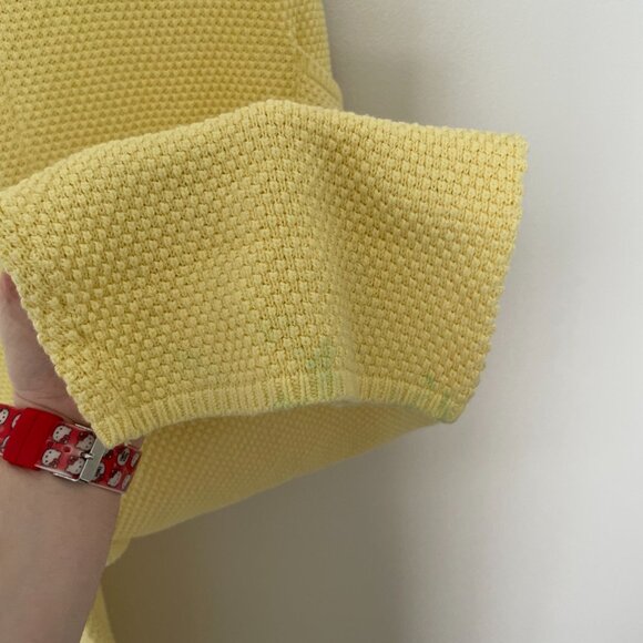 Free People Beach Hailee Knit Sweater Jumpsuit Butter Yellow Size Medium - Picture 6 of 8